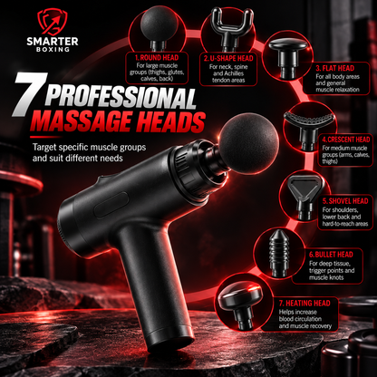 Heat massage gun