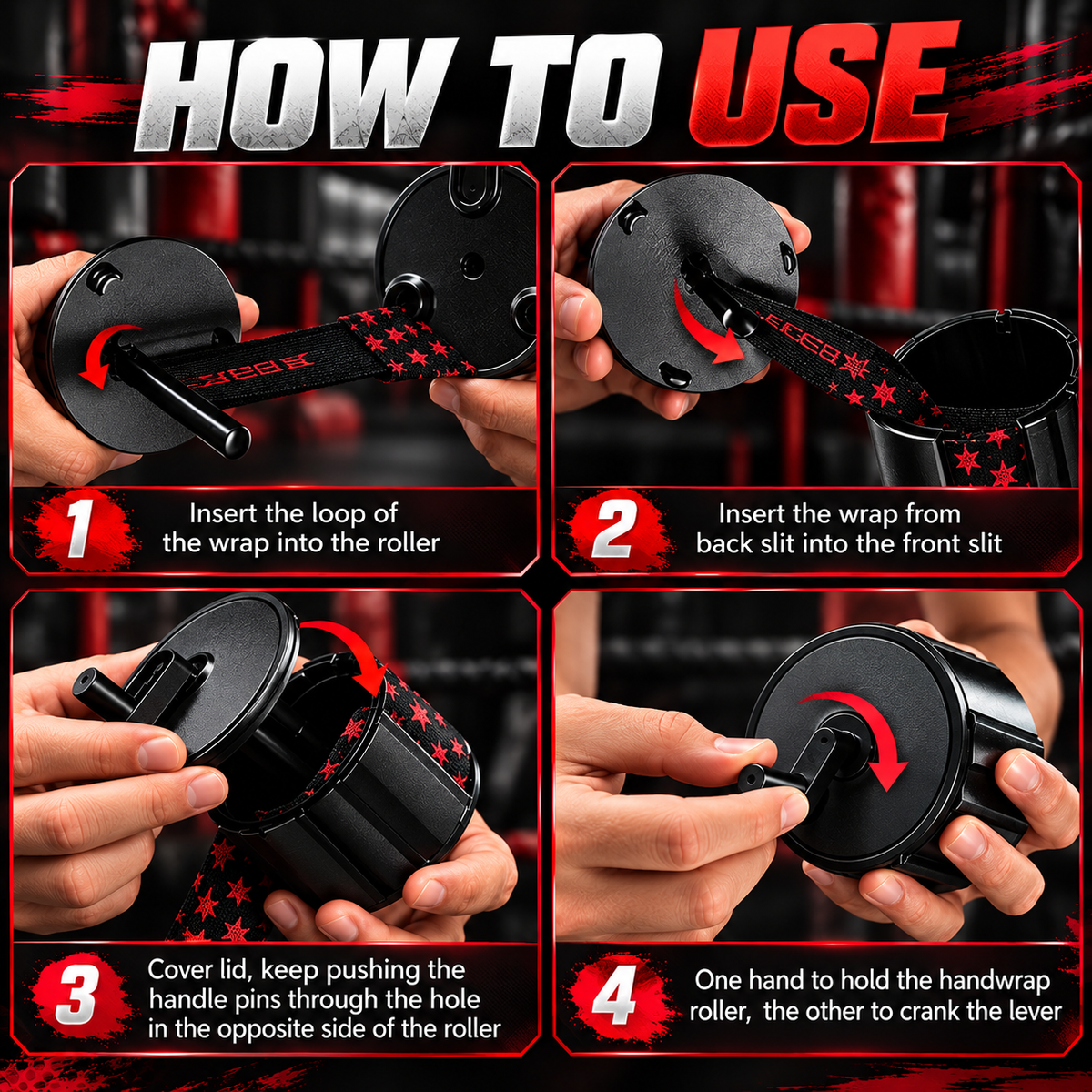 Smart Boxing hand wrap roller